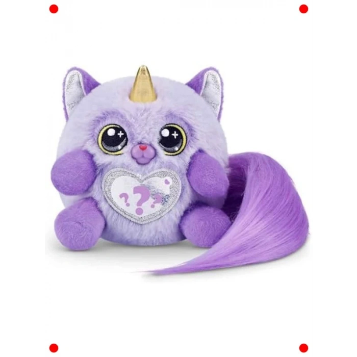 Sürpriz Krem Kuyruklu Kedi Figürü