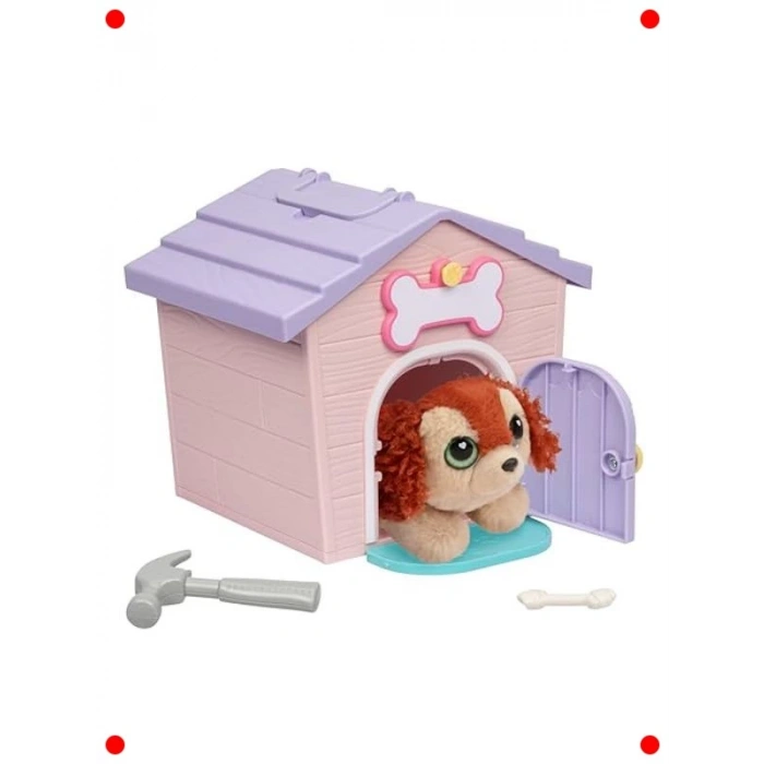 Sürpriz Yavru Köpek Kulübesi Oyun Seti - Pembe ve Mor
