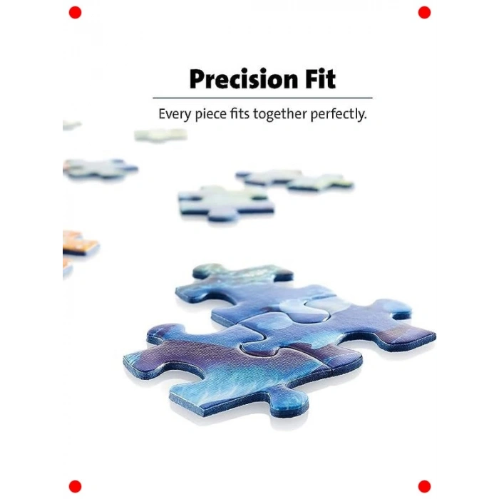 Sürrealist Kuğular ve Filler Temalı Yapboz - 1000 Parça