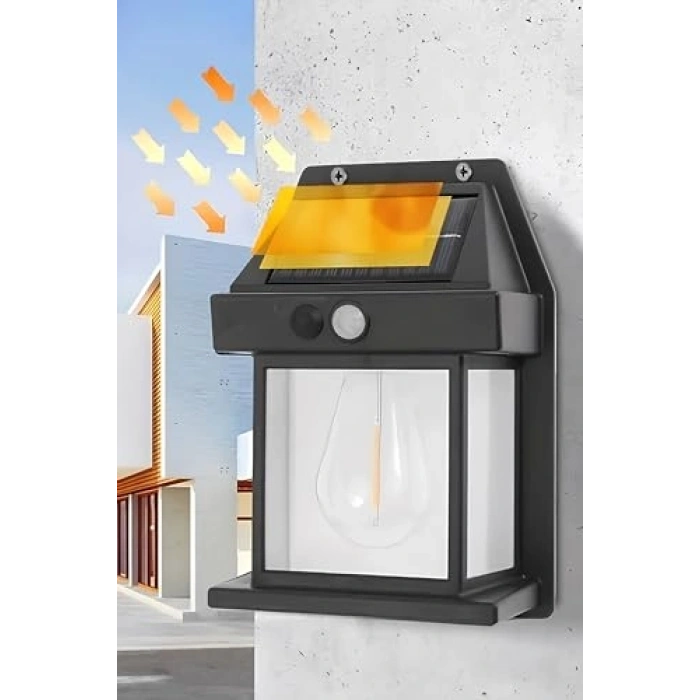 Suya Dayanıklı Harekete Duyarlı Güneş Enerjili Bahçe Lambası