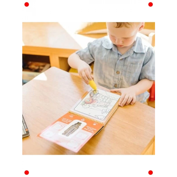 Suyla Boyama Kitabı: Araçlar Temalı