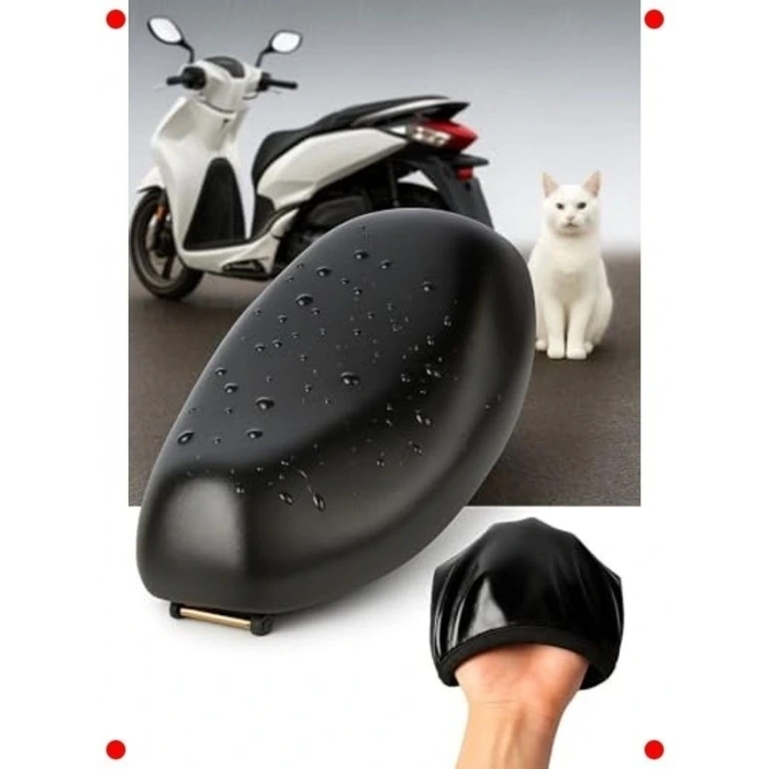 Sym Jet X 125 Uyumlu Motosiklet Sele Kılıfı - Deri Görünümlü