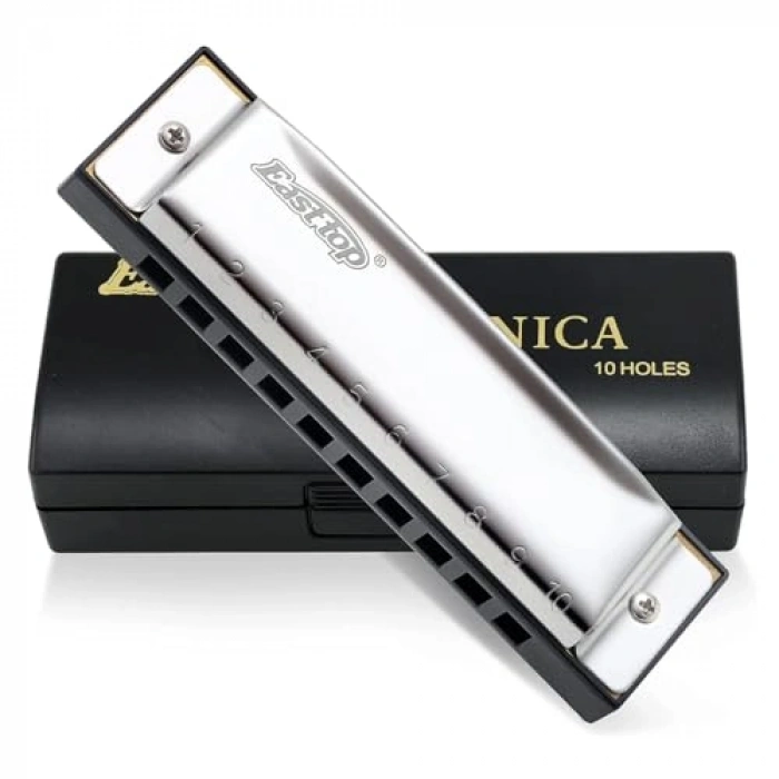 T10-3-D 10 Delikli Çelik Harmonica