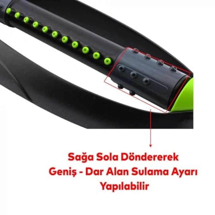 Tablalı Hareketli Su Fıskiyesi, 19 Nozzle ile Bahçe Sulama