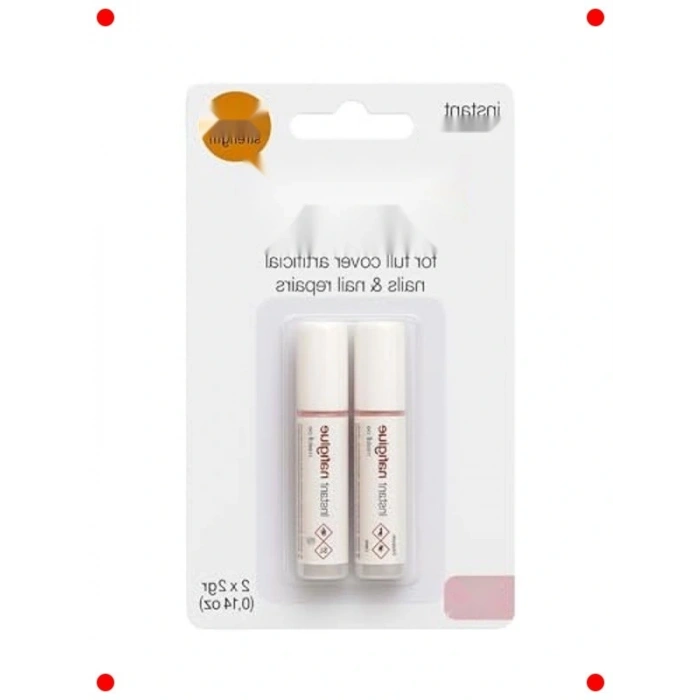 Takma Tırnak Yapıştırıcısı - Pembe - 2x2g