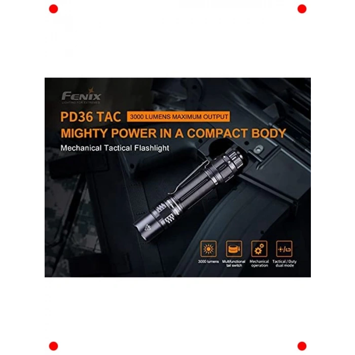 Taktik Şarj Edilebilir El Feneri