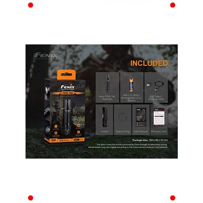 Taktik Şarj Edilebilir El Feneri