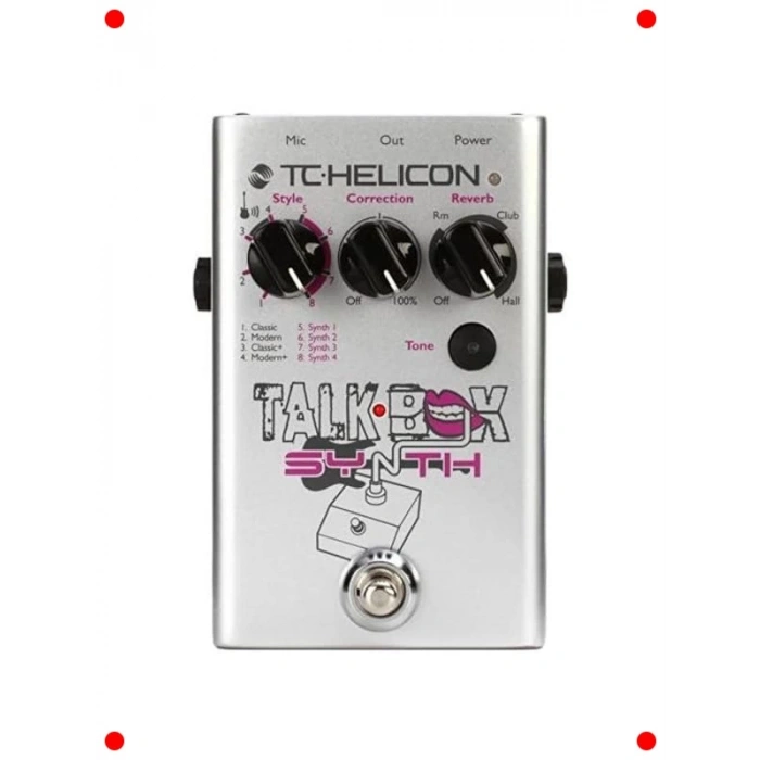 Talkbox Synth Gitar ve Vokal Efekt Pedalı