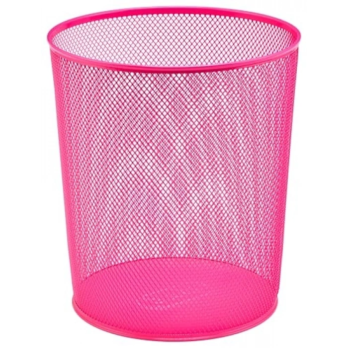 Tam Delikli Çöp Kovası Pembe