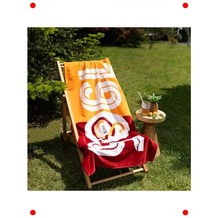 Taraftar Logolu %100 Pamuk Plaj Havlusu