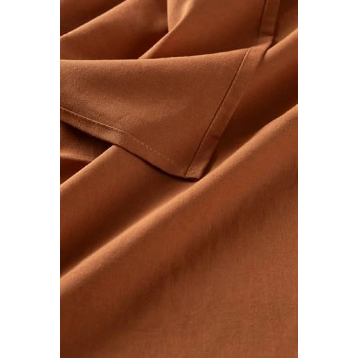 Tarçın Renk 6lı Keten Peçete, 40 x 40 cm