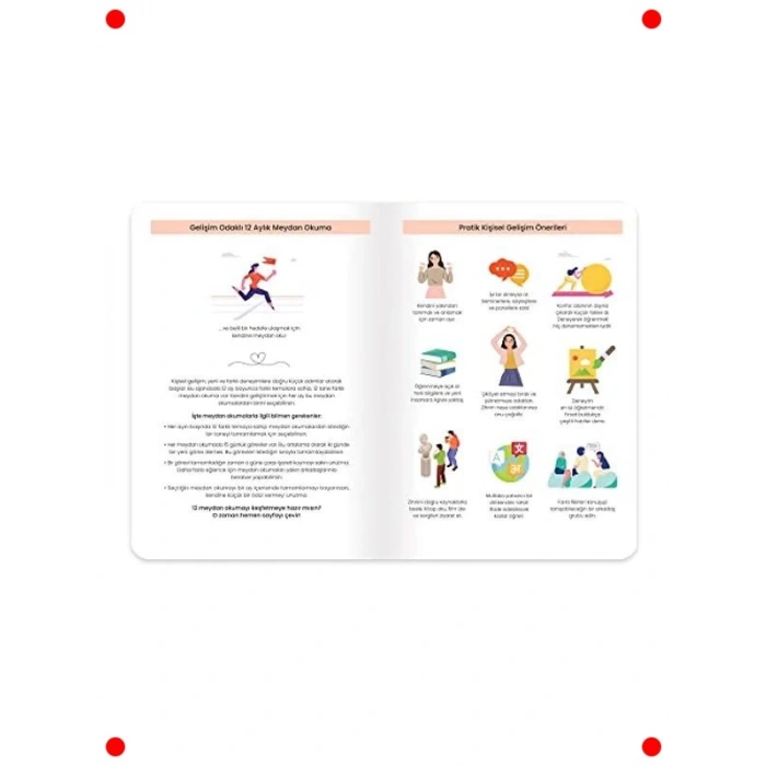 Tarihsiz Haftalık Gelişim Ajandası 17x24cm