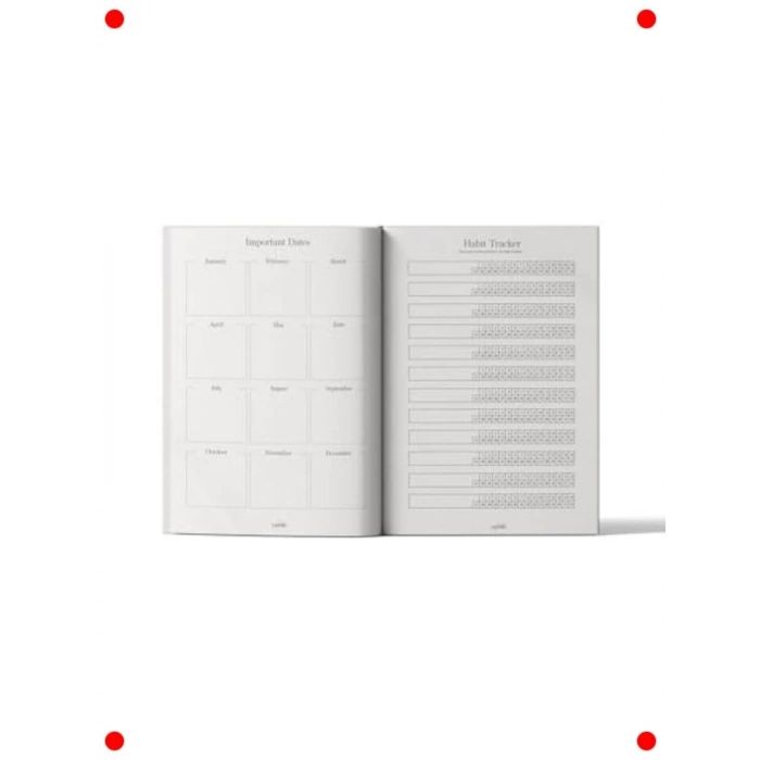 Tarihsiz Kişisel Planlayıcı Ajanda