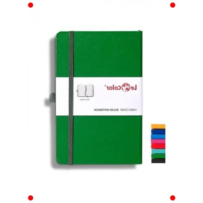 Tarihsiz Klasik Çizgili Defter, Yeşil