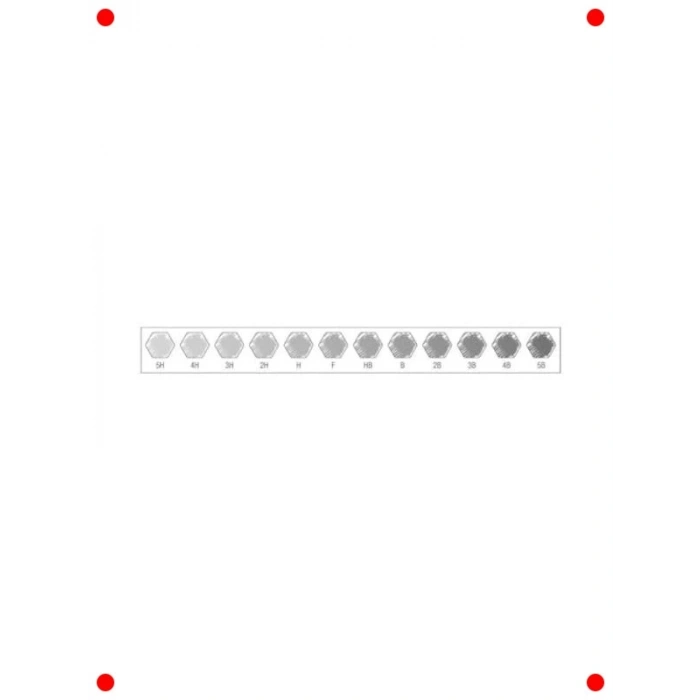 Tasarım Kurşun Kalem Seti (5B-5H)