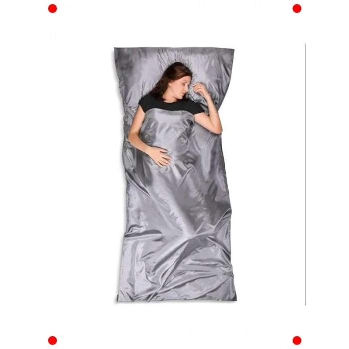 Taşınabilir %100 Pamuk Seyahat Nevresimi ve Astarı