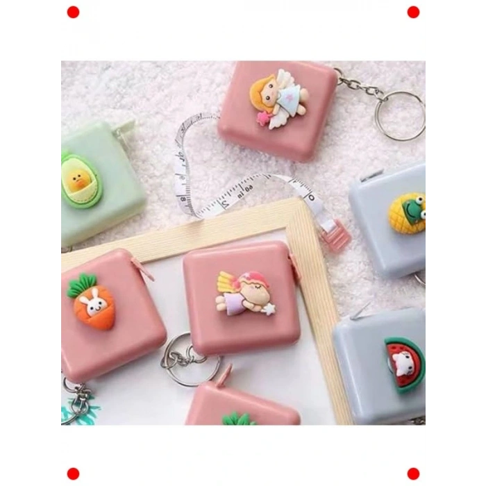 Taşınabilir Anahtarlıklı Mezura Metre 150 cm