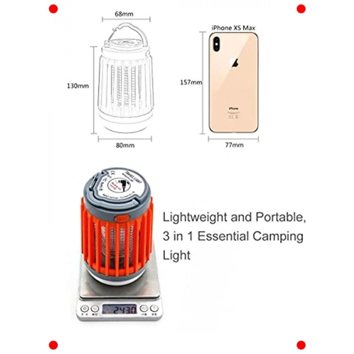 Taşınabilir Böcek Kovucu Fener & Kamp Lambası