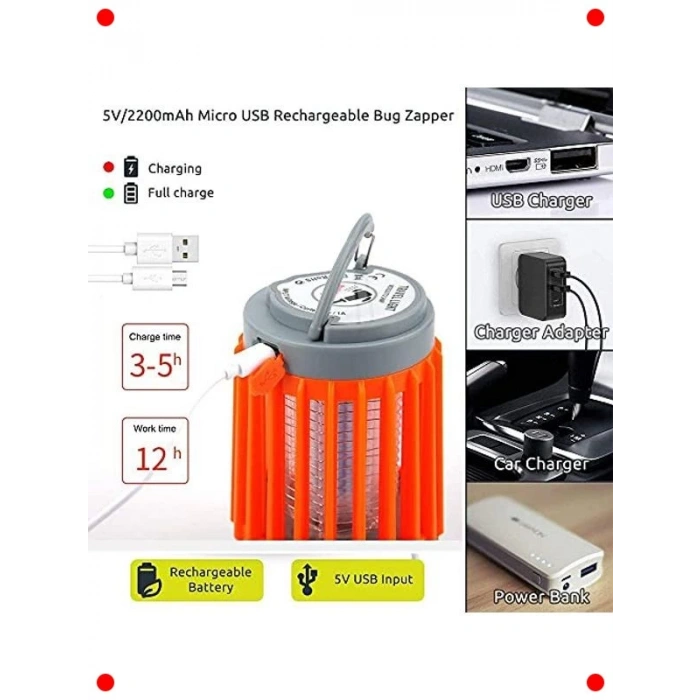 Taşınabilir Böcek Kovucu Fener & Kamp Lambası