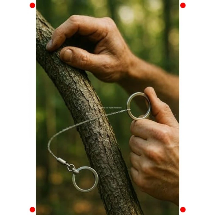 Taşınabilir Çelik Tel Testere, Kamp ve Acil Durum İçin