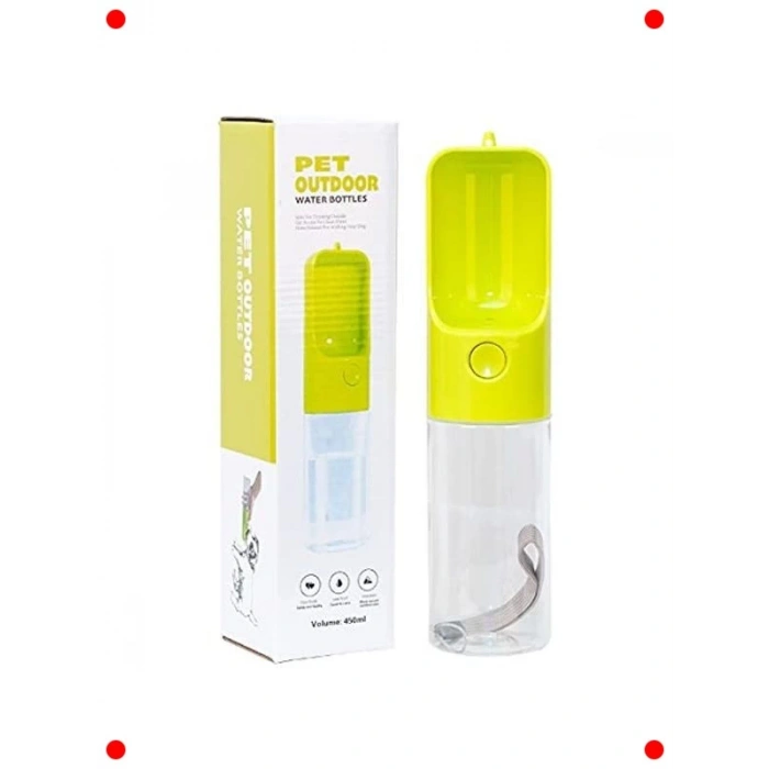 Taşınabilir Evcil Hayvan Su Matarası (450ml)