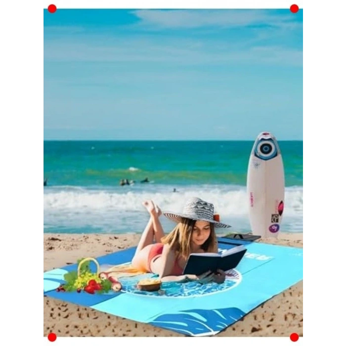 Taşınabilir Plaj & Piknik Matı – Su/Kum çirmez