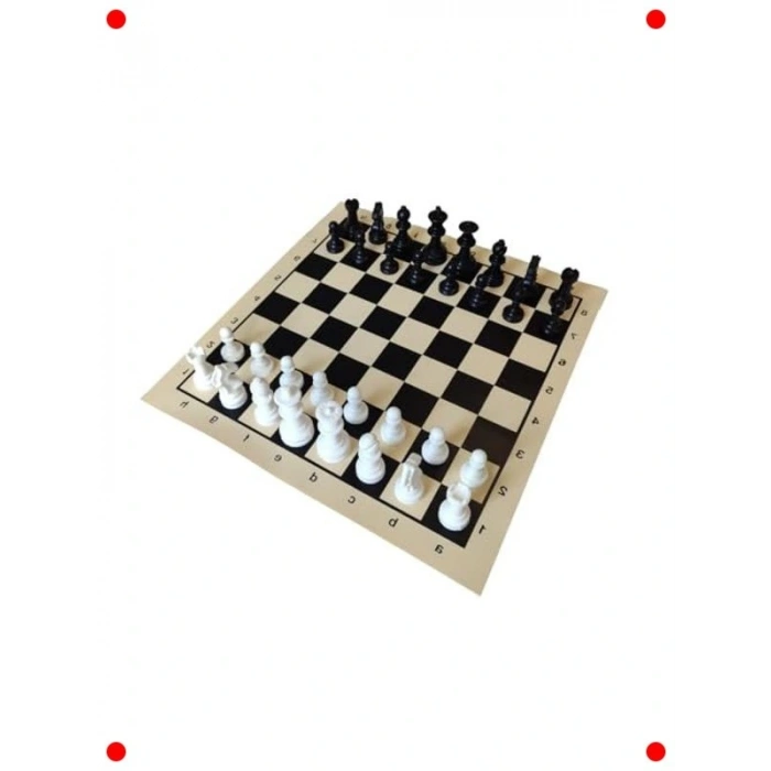Taşınabilir Rulo Satranç Seti - Her Yere Götür