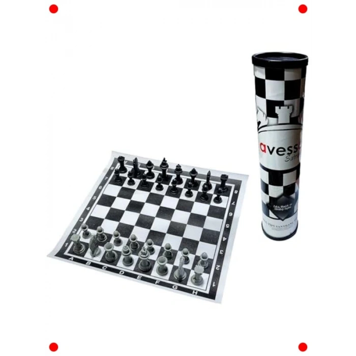 Taşınabilir Rulo Satranç Takımı