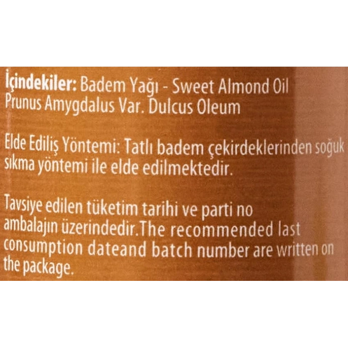 Tatlı Badem Yağı 100 ml