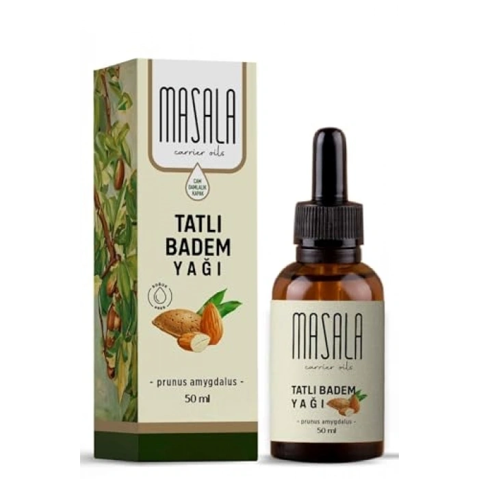 Tatlı Badem Yağı 50 ml - Soğuk Pres