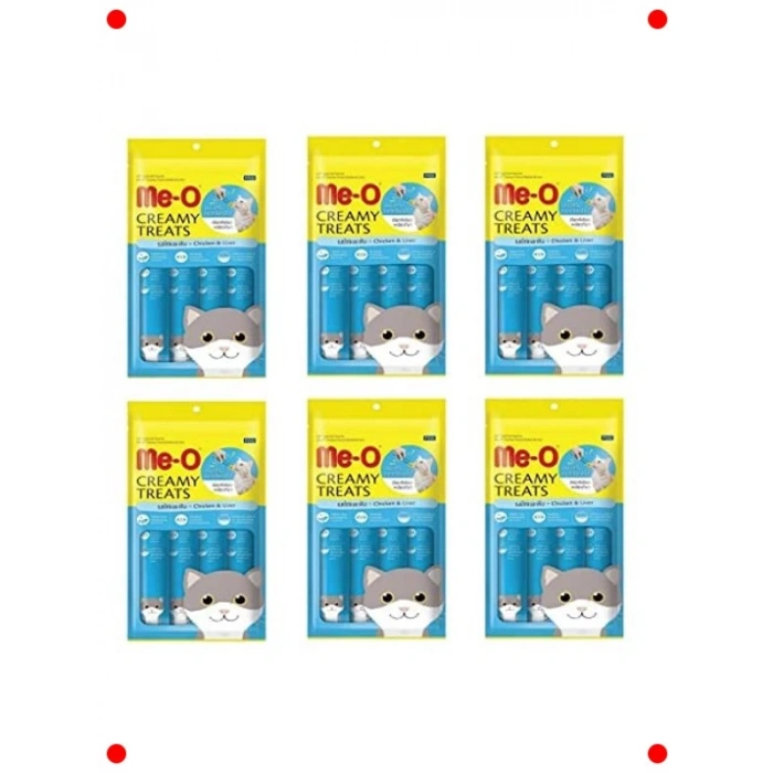 Tavuk Ciğerli Krema Kedi Ödül Maması 4x15gr (6 Adet)