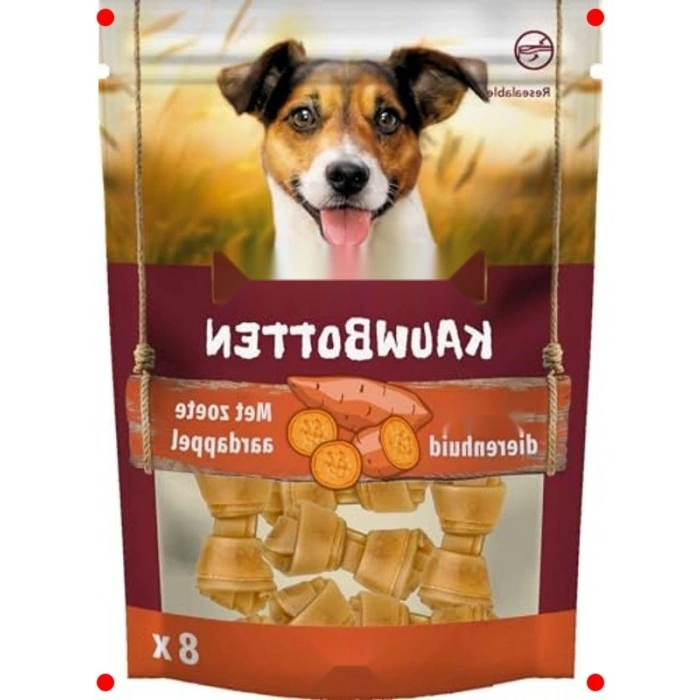 Tavuklu & Tatlı Patatesli Mini Düğüm Kemik 8li