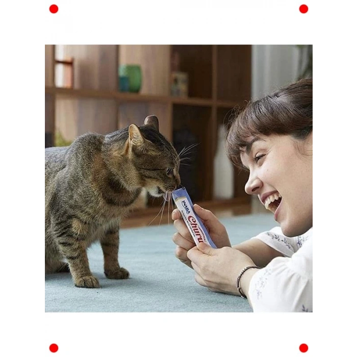 Tavuklu & Yengeçli Krema Sıvı Kedi Ödülü 14gr x 4 Adet