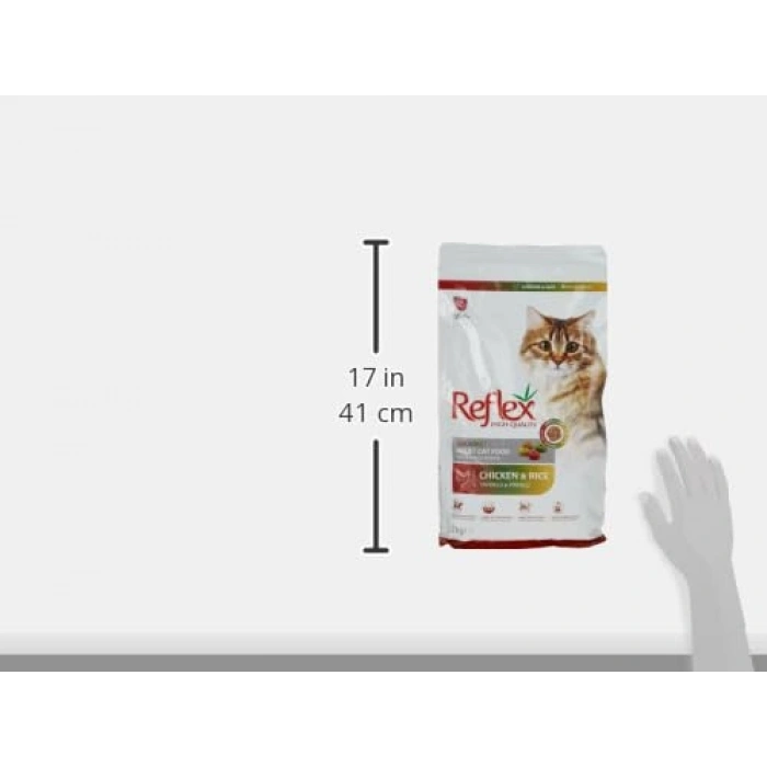 Tavuklu Yetişkin Kedi Maması - 2 kg Renkli Taneli
