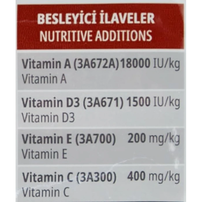 Tavuklu Yetişkin Kedi Maması - 2 kg Renkli Taneli
