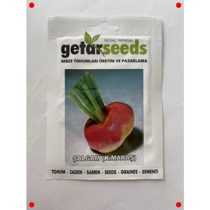 Taze Şalgam Tohumu - Kökü ve Yaprakları Lezzetli