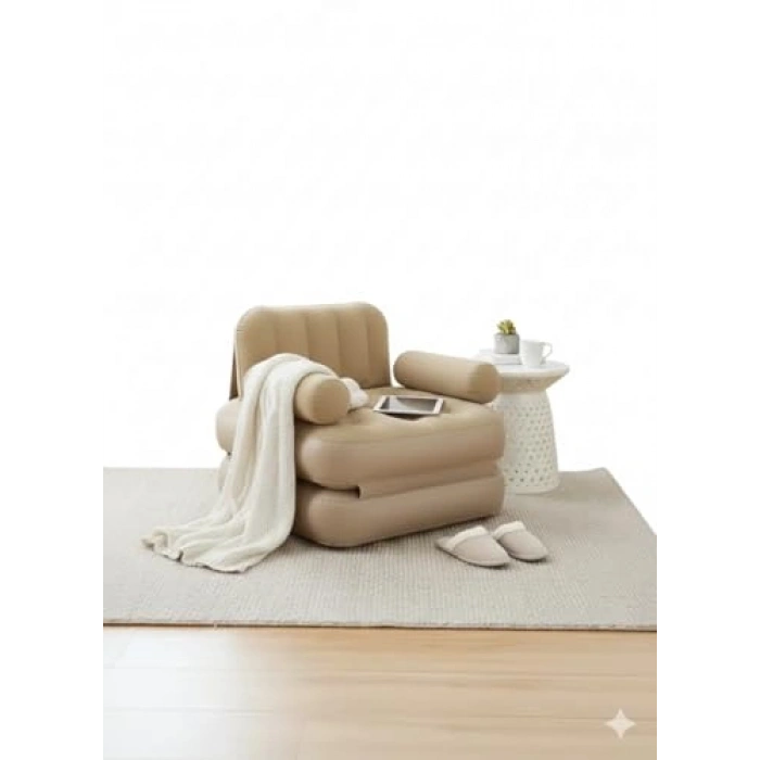 Tek Kişilik Otomatik Şişme Koltuk, Kendinden Pompalı