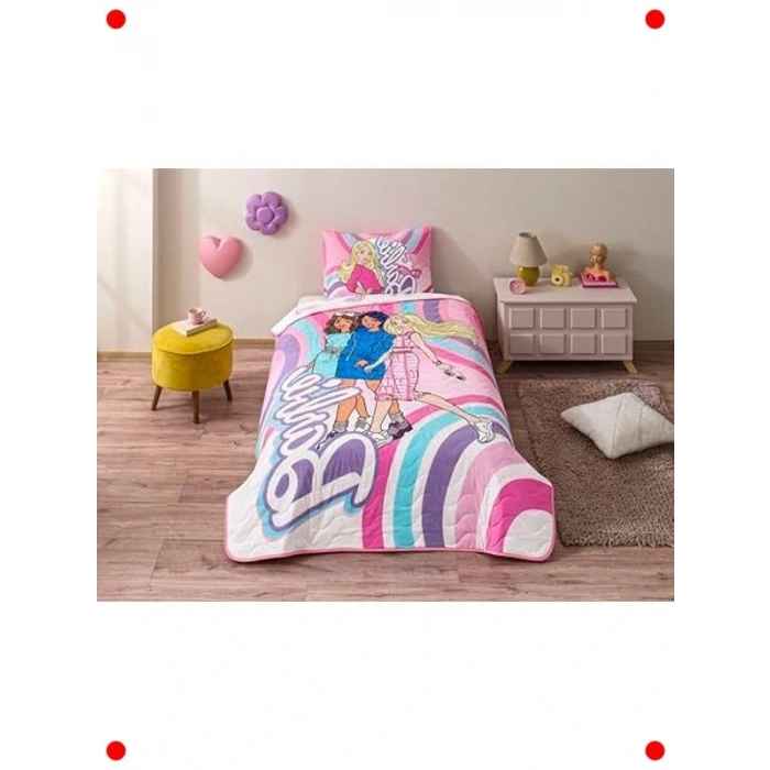 Tek Kişilik Pembe Nevresim Takımı