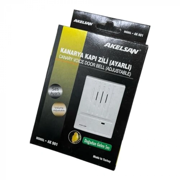 Tek Sesli Kapı Zili, AC 12-15V, Kompakt Tasarım