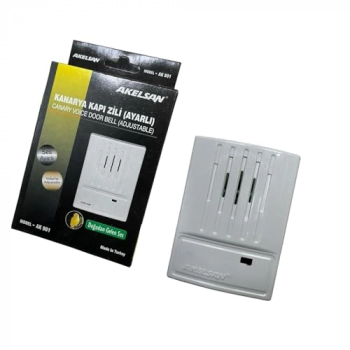 Tek Sesli Kapı Zili, AC 12-15V, Kompakt Tasarım