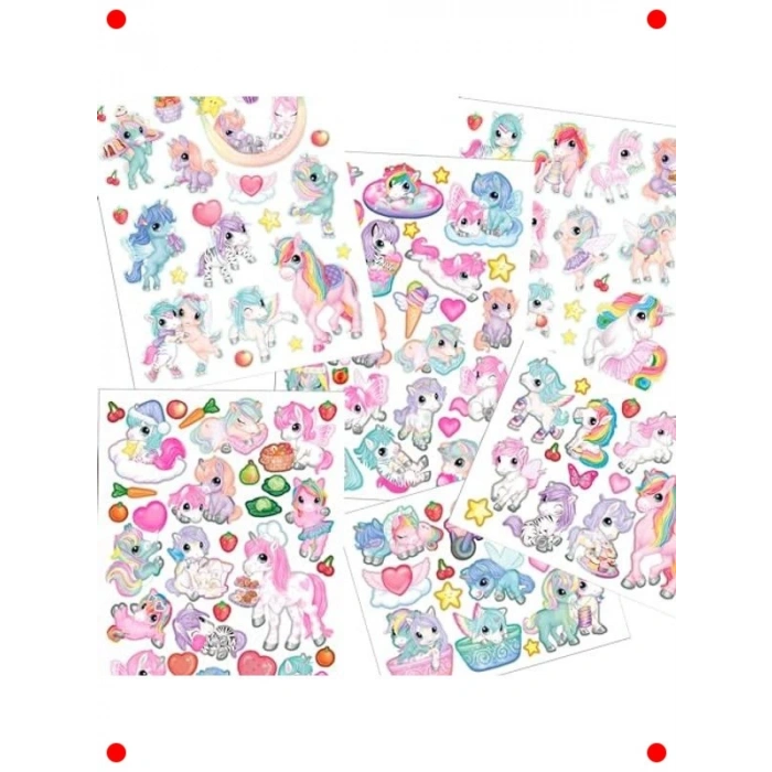 Tekboynuz Dünyası Yaratıcı Çıkartma Defteri