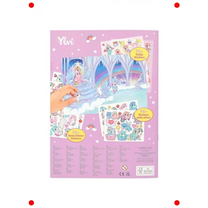 Tekboynuz Dünyası Yaratıcı Çıkartma Defteri