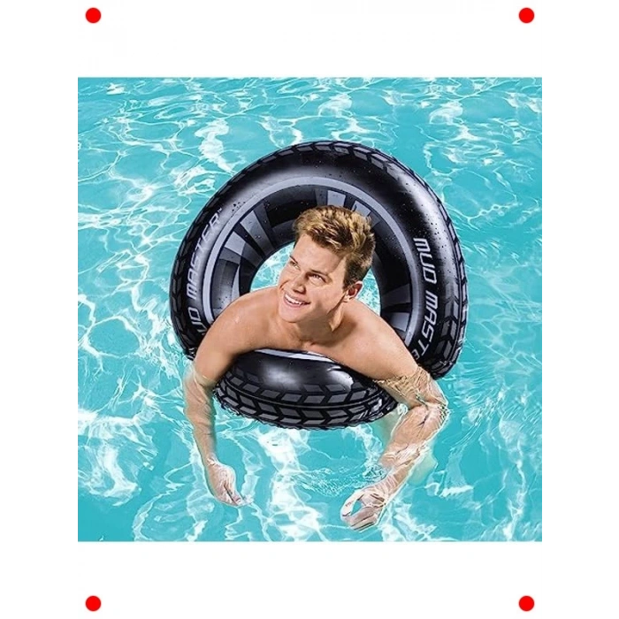 Tekerlek Desenli Büyük Boy Yüzme Simidi