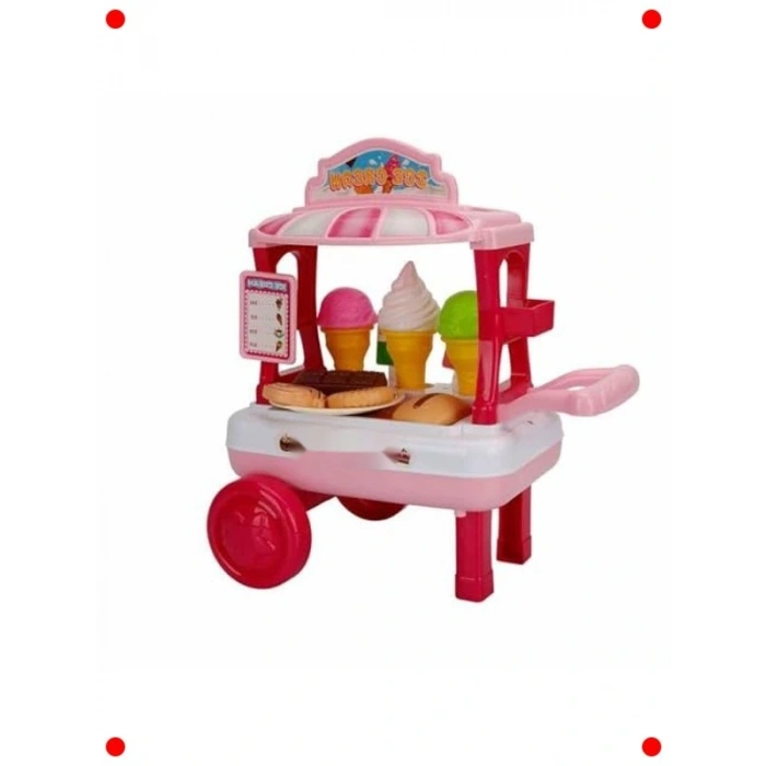 Tekerlekli Dondurma Mutfak Oyun Seti