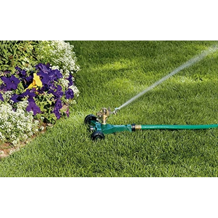 Tekerlekli Tabanlı Yağmurlama, Pirinç Malzeme, Yeşil