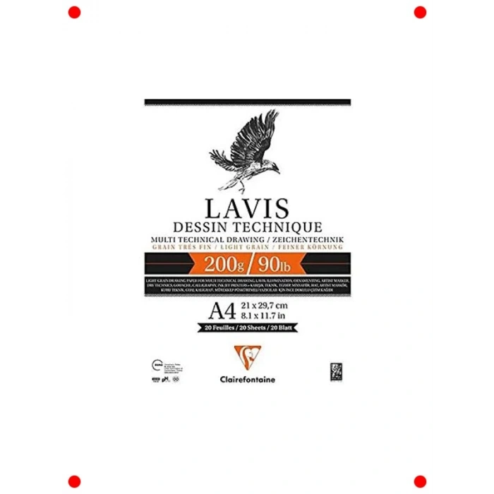 Teknik ve Sanatsal Çizim Defteri A4 - 200 gr.