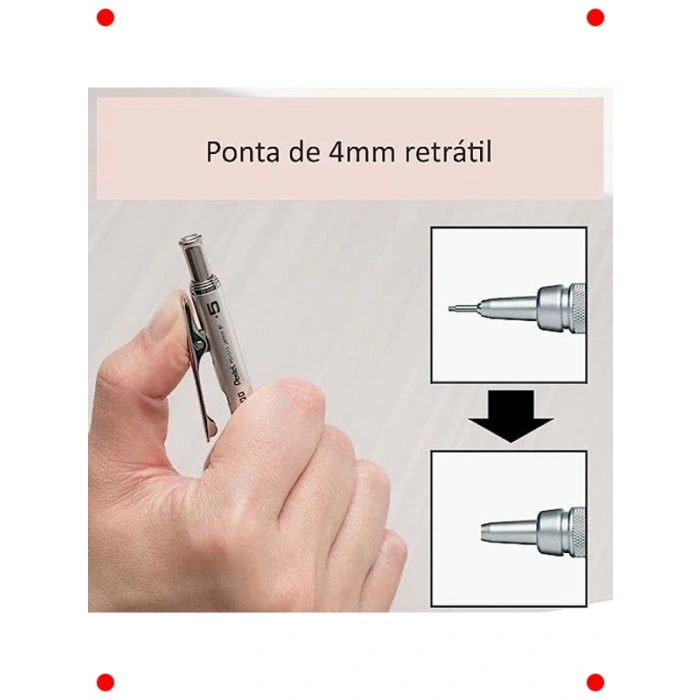 Teknik Versatil Kalem (0.7 mm) - Metal Gövde