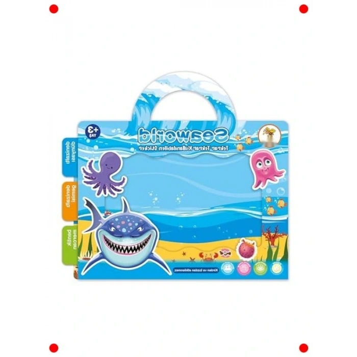 Tekrar Kullanılabilir Deniz Canlıları Sticker Seti