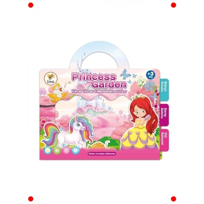Tekrar Kullanılabilir Prenses Bahçesi Çıkartmaları