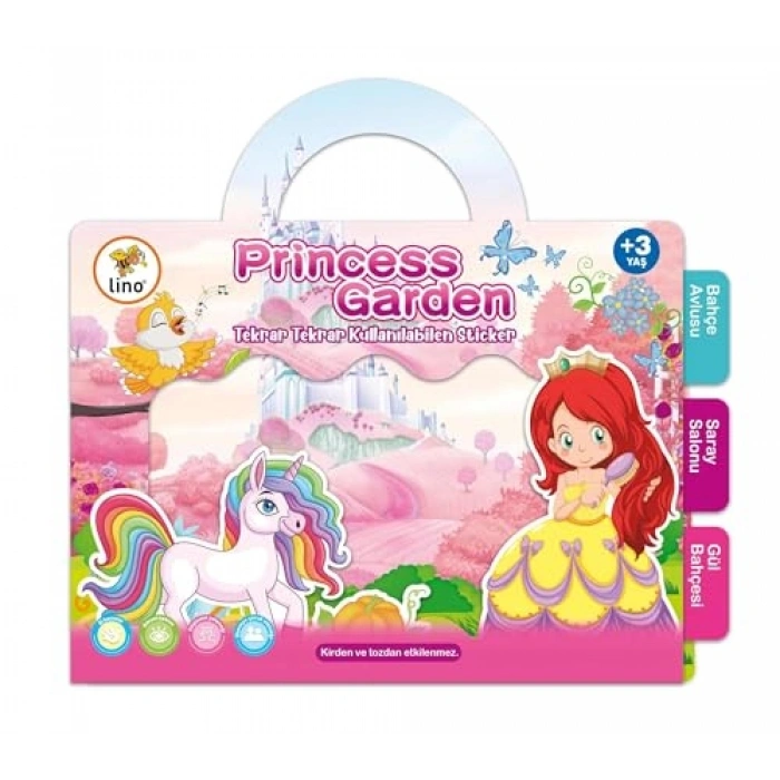Tekrar Kullanılabilir Prenses Temalı Sticker Seti, Eğlenceli
